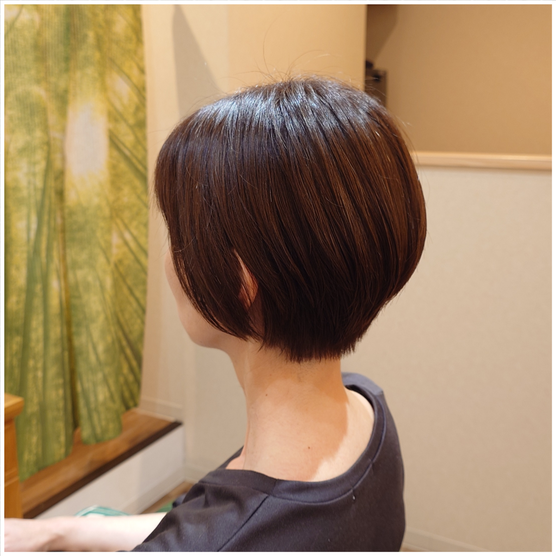 【ショートボブ】コンパクトな女性らしいショートボブ💇　カット×オーガニックカラー