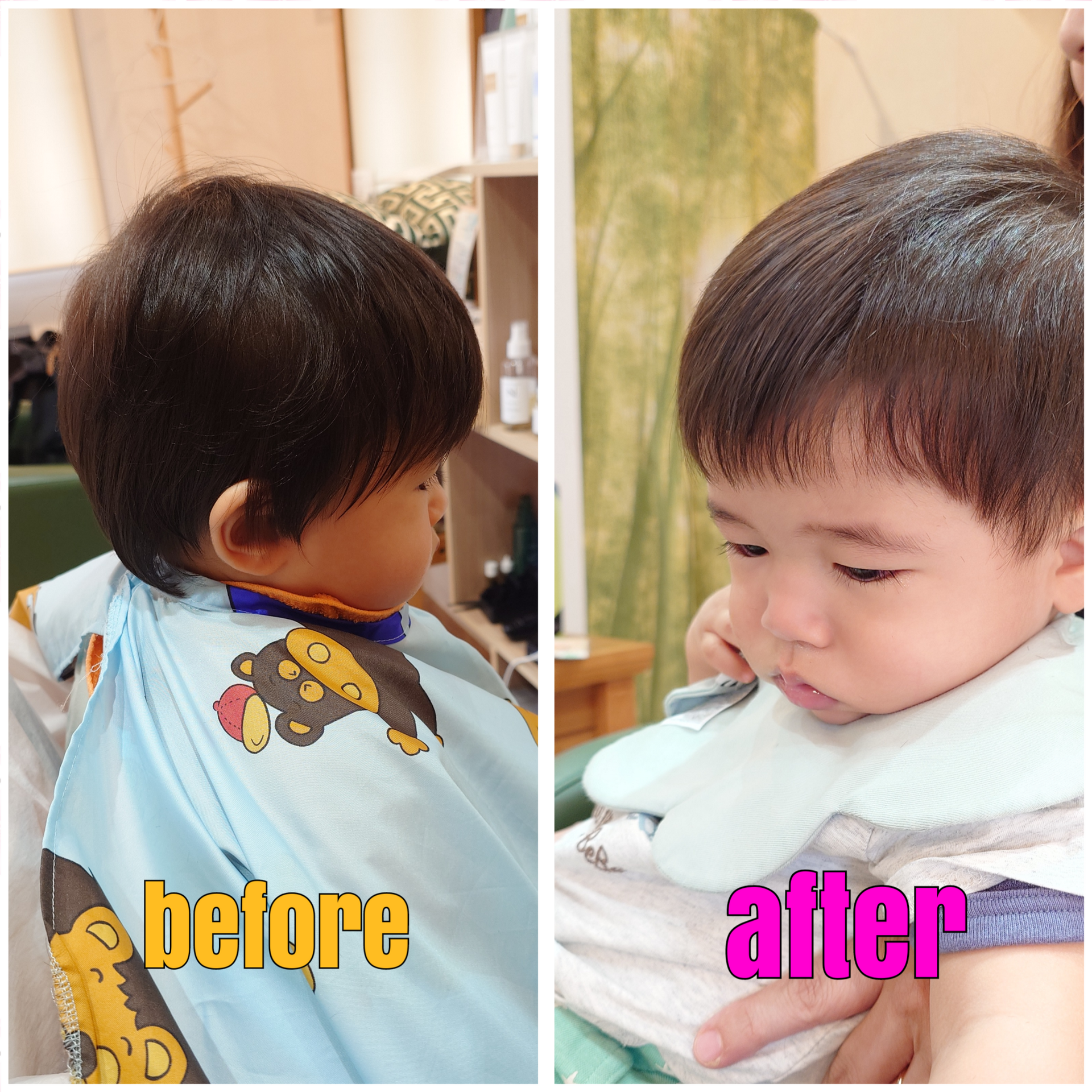 【キッズカット】かっこよく😎頑張ってくれました💇‍♂️