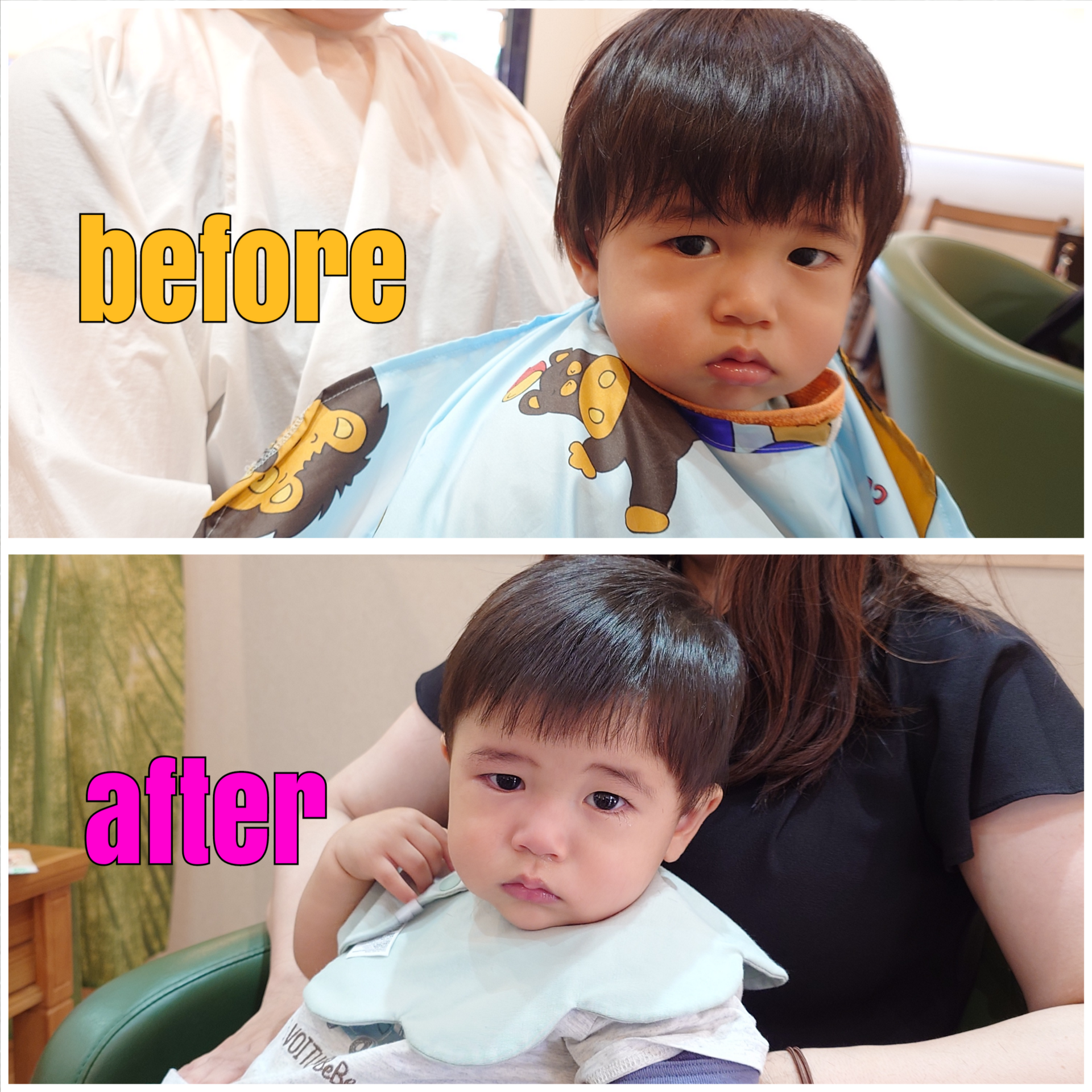 【キッズカット】かっこよく😎頑張ってくれました💇‍♂️
