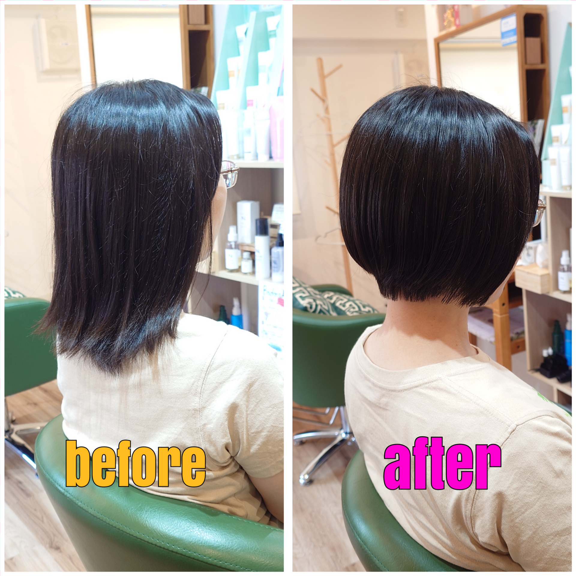 【ヘアカット💇】ショートボブ💇‍♀️✨️