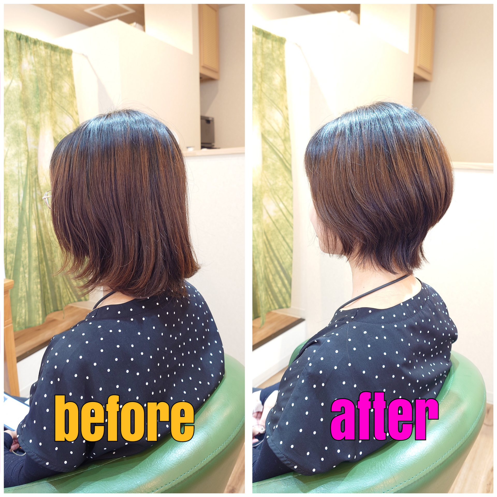 【ヘアカット】大人可愛いショートボブヘア💇🧡
