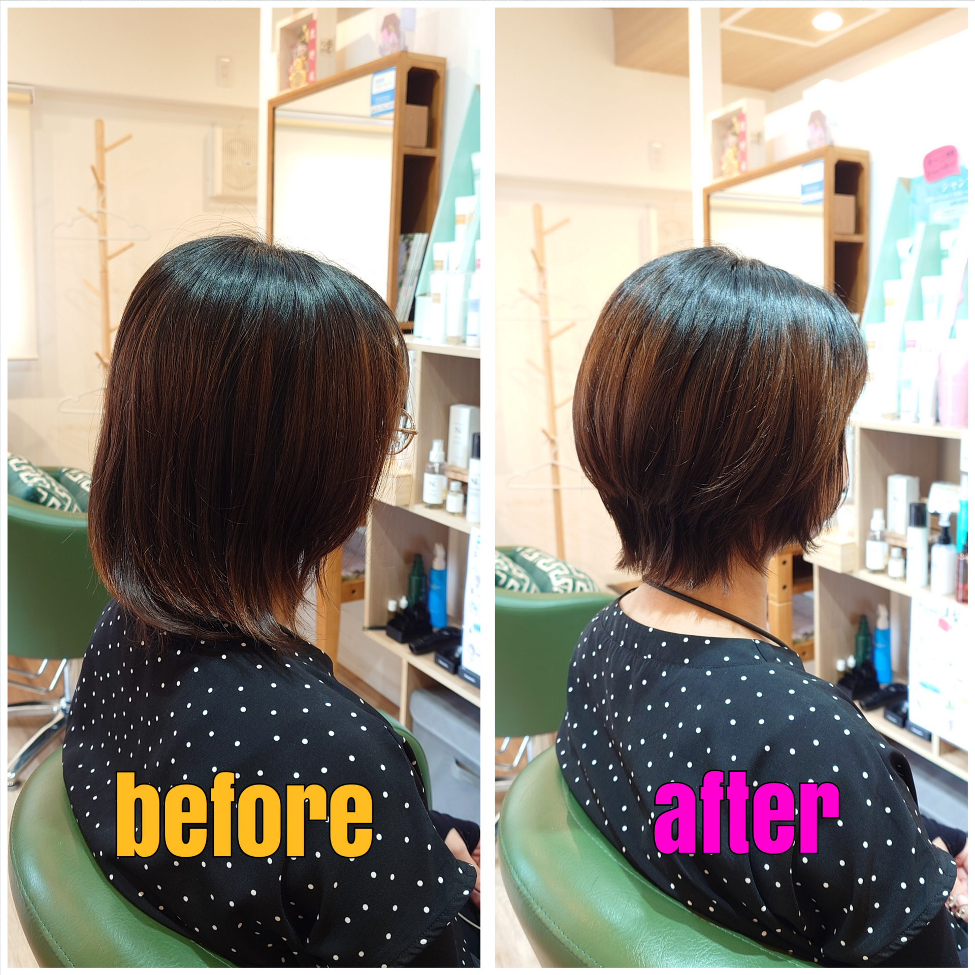 【ヘアカット】大人可愛いショートボブヘア💇🧡